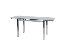 Varossi Τραπέζι Glamour Γκρι 110(170) x 74 x 75 (100-031)