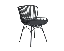 Varossi Καρέκλα Mayorka Μαύρο 57 x 53 x 81 (900-221)