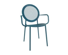 Varossi Πολυθρόνα Zenia Πετρόλ 54 x 57 x 90 (700-020)