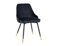 Varossi Καρέκλα Ioli Μαύρο 49.5 x 55 x 81 (300-076)