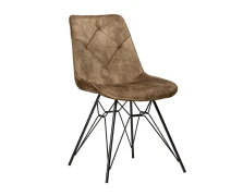 Varossi Καρέκλα Martin Nabuk Μόκα 48 x 58 x 97 (300-288)