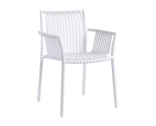 Varossi Πολυθρόνα Zanett λευκό 59 x 56 x 82 (900-297)