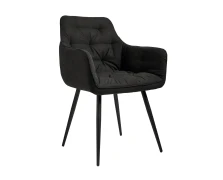 Varossi Πολυθρόνα Dalia Μαύρο 56 x 75 x 85 (300-349)