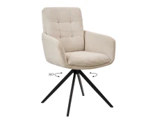 Varossi Πολυθρόνα Soren Κρεμ 58 x 64 x 89 (300-375)