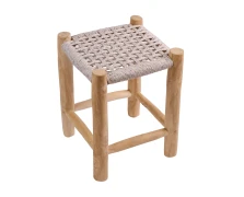 Varossi Σκαμπό Noor γκρι 35 x 35 x 47 (901-027)