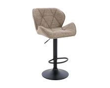 Varossi Σκαμπό Comfort ύφασμα γκρεζ 53 x 52 x 91-111 (200-120)