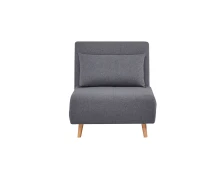 Varossi Πολυθρόνα - Κρεβάτι Scoop - 80 γκρι 80 x 91 x 84 (400-002)