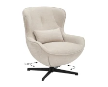 Varossi Πολυθρόνα Chanel μπεζ 76 x 87 x 90 (300-387)