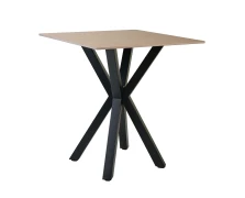 Varossi Τραπέζι Alberto Μπεζ Πέτρα 70 x 70 x 76 (100-097)