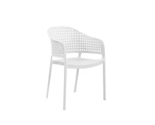 Varossi Πολυθρόνα Cuba λευκό 56 x 54 x 81 (900-338)