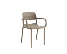 Varossi Πολυθρόνα Tonic μόκα 55 x 57 x 82 (900-346)