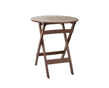 Varossi Τραπέζι Orbit καφέ Φ62 x x 70 (900-380)