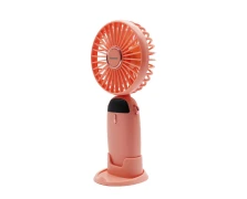 Primo Ανεμιστήρας Mini PRMF-80694 Primo 3.5'' 9cm Ροζ Επαναφορτιζόμενος