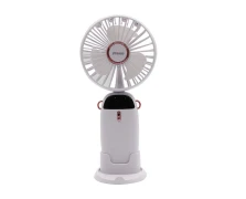 Primo Mini PRMF-80695 3.5'' 9cm Λευκός Επαναφορτιζόμενος Ανεμιστήρας (800695)