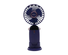 Primo Mini PRMF-80696 3.5'' 9cm Μπλέ Επαναφορτιζόμενος Ανεμιστήρας (800696)