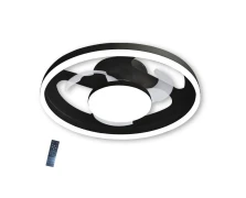 Primo PRCF-80725 20'' 50εκ. με Τηλεχειριστήριο 1 Φως LED 3 Φτερά Μαύρος Ανεμιστήρας Οροφής (800725)