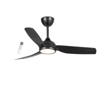 Primo Ανεμιστήρας Οροφής PRCF-80728 PRIMO 52'' 132εκ. Με Τηλεχειριστήριο 1 Φως LED 3Φτερά IP66 με WiFi Μαύρος