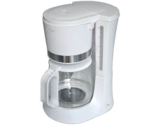 Primo PRCM-40214 Eco 1.2L 10φλ Λευκή-Inox Καφετιέρα Φίλτρου (400214)