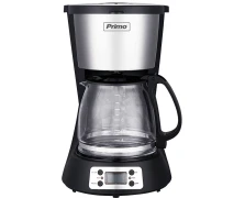 Primo Καφετιέρα φίλτρου PRCM-40250 Primo Digital Eco 1.5L 12φλ Μαύρη-Inox