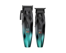 Primo Σετ Κουρευτικές μηχανές PRΗΤ-40560B+PRHT-40560S PRIMO Επαναφ Digital Πράσινο mirror