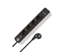 Brennenstuhl Πολύπριζο 4 θέσεων με 2 x USB-C και διακόπτη 1153240126 Ecolor λευκό (150172)