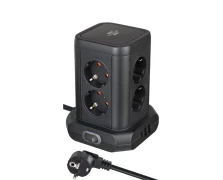 Brennenstuhl Πολύπριζο επιτραπέζιος πύργος 8 θέσεων 2XUSB-A 1XUSB-C και διακόπτη 1153560010 (150181)