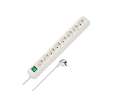 Brennenstuhl Πολύπριζο 8 Θέσεων με Διακόπτη 3m 1159320028 Λεύκο (150200)