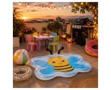 Intex Πισίνες Κήπου - Βεράντας Πισινα Φουσκωτη Baby Bumbple Bee 127x102x28cm I034 (367400028)