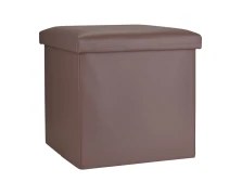 ESTIA ΣΚΑΜΠΟ CUBE LEATHER ΜΕ ΑΠΟΘΗΚΕΥΤΙΚΟ ΧΩΡΟ ΚΑΦΕ
