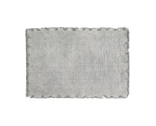 ESTIA ΣΟΥΠΛΑ LOOM 33x50cm ΜΕ ΚΡΟΣΣΙΑ ΓΚΡΙ