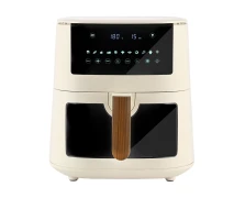 ESTIA ΦΡΙΤΕΖΑ ΑΕΡΟΣ PURE CREAM 1650W 7.2lt ME ME ΨΗΦΙΑΚΗ ΟΘΟΝΗ & 11 ΠΡΟΓΡΑΜΜΑΤΑ ΜΑΓΕΙΡΕΜΑΤΟΣ ΚΡΕΜ