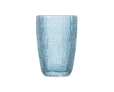 Estia Ποτήρι Νερού Γυάλινο Roche 415ml Μπλε (07-39448)