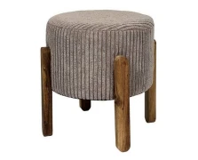 Home Deco Factory Scott Side Stool Taupe HD0335 Σκαμπό (346000028)