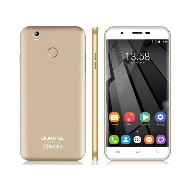 OUKITEL U7 PLUS 4G 2G+16G IPS 5.5 inch Gold Smartphone