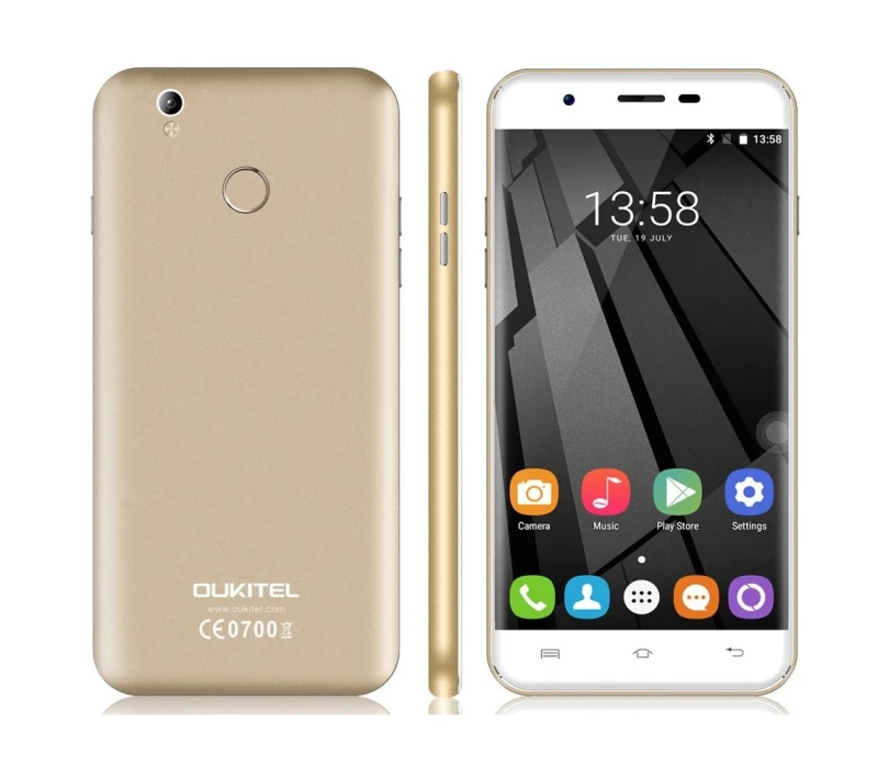 OUKITEL U7 PLUS 4G 2G+16G IPS 5.5 inch Gold Smartphone