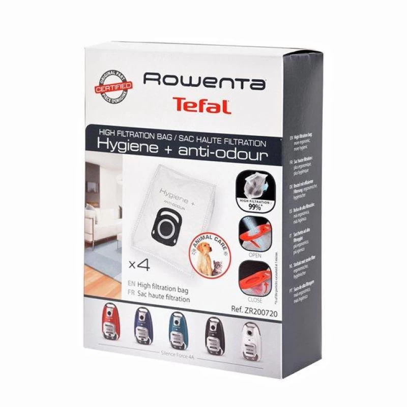 Rowenta ZR200720 Hygiene+ Antiodour Σακούλες Σκούπας