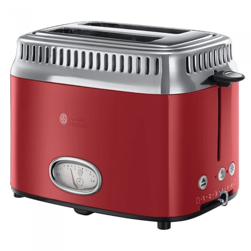 Russell Hobbs 21680-56 Retro Ribbon Red Toaster Φρυγανιέρα