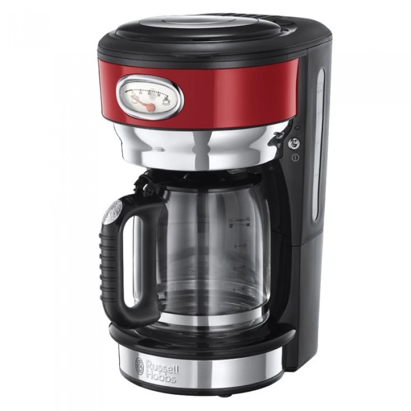 Russell Hobbs 21700-56 Retro Ribbon Red Coffee Maker Καφετιέρα Φίλτρου