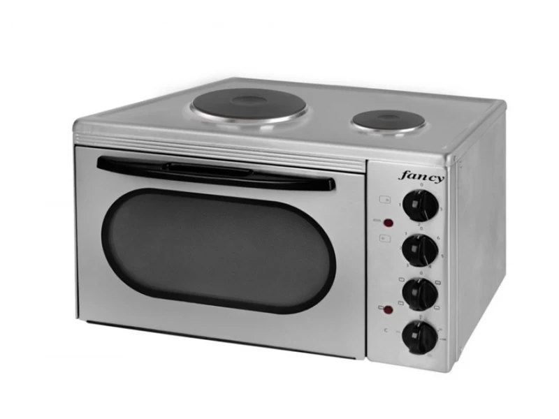 Fancy 0155 Inox Ηλεκτρίκο Κουζινάκι 2 Εστιών