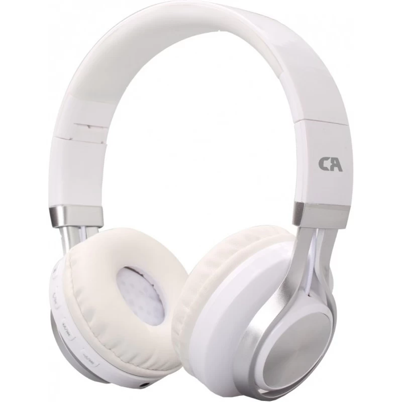 Crystal Audio BT-01-WH White/Silver Ασύρματα Ακουστικά Bluetooth (381412)