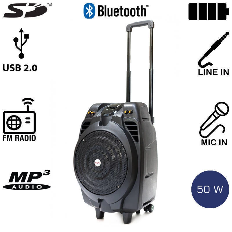 AKAI SS023A-X10 Φορητό ηχείο Bluetooth