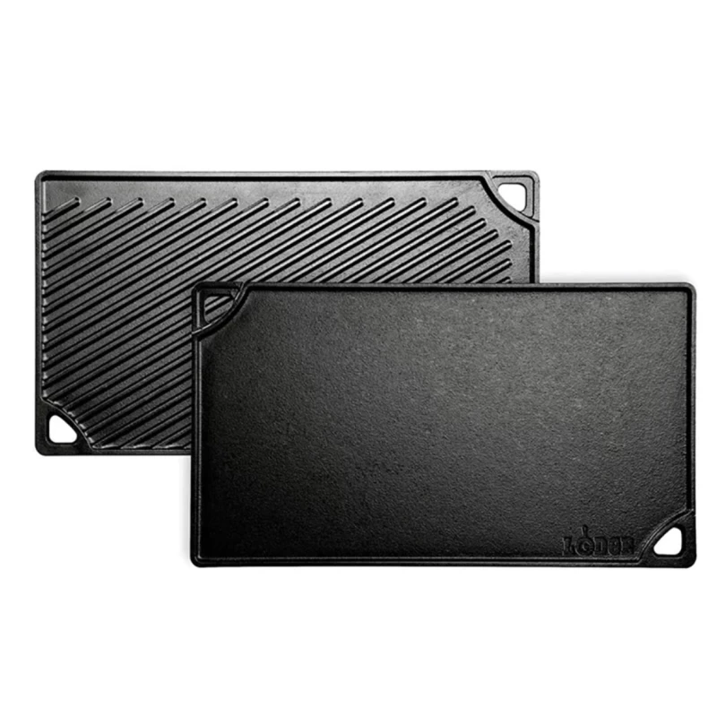 Lodge LDP3 Μαντεμένια Πλάκα / Σχάρα δύο όψεων 42x24 εκ.