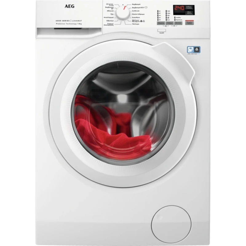 AEG L6FEK48WG Πλυντήριο Ρούχων 