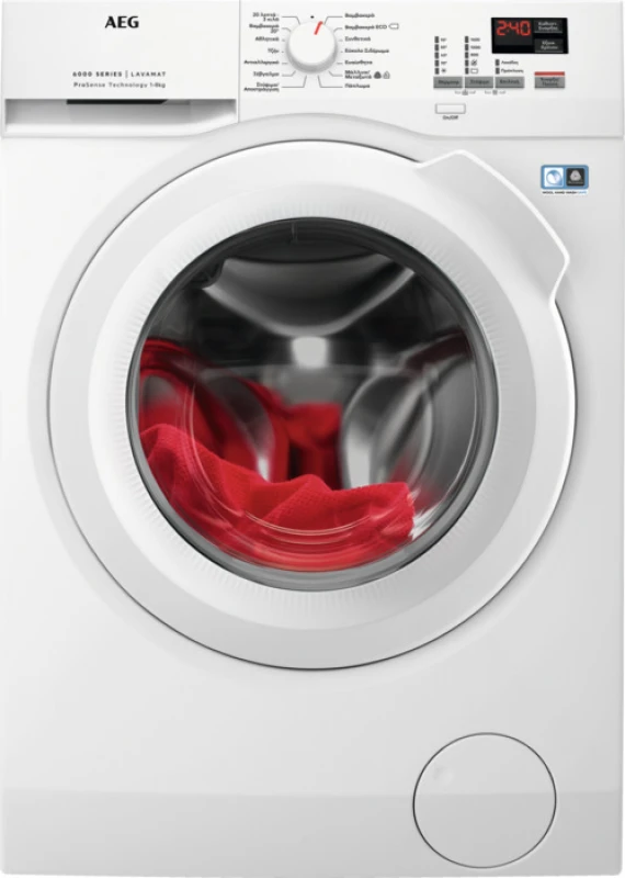 AEG L6FEK48WG Πλυντήριο Ρούχων 