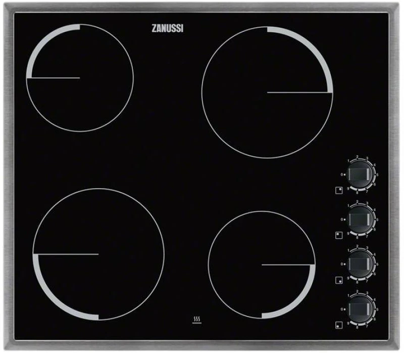 Zanussi ZEV6140XBV Αυτόνομη Κεραμική Εστία