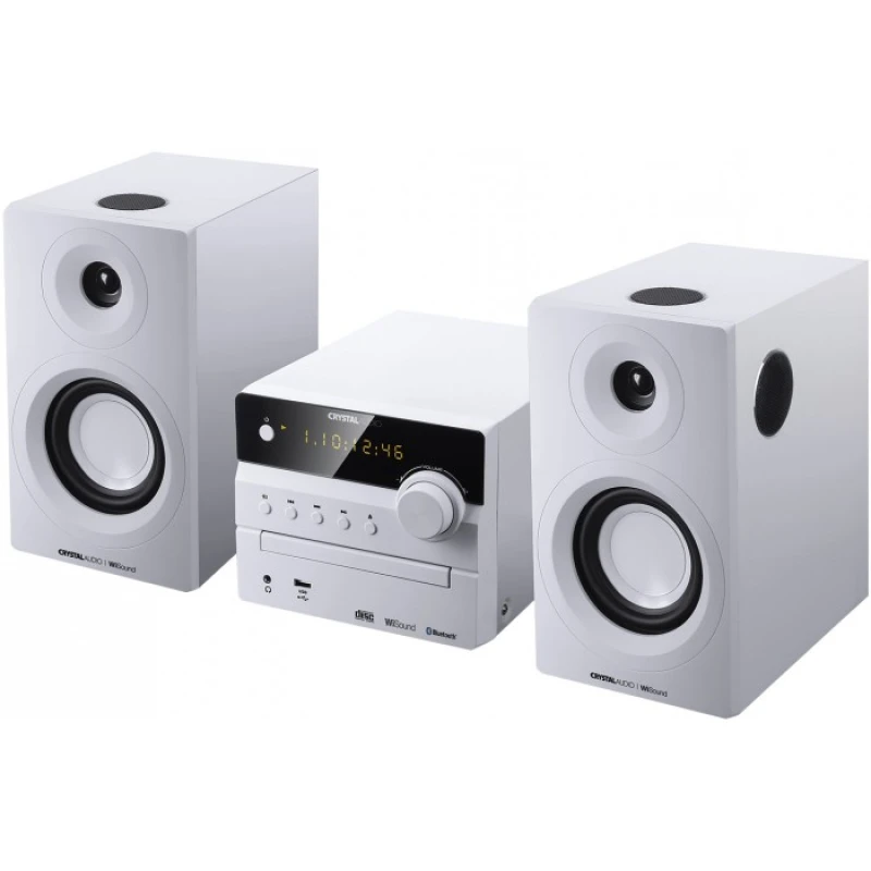 Crystal Audio Mini HiFi 3D-HiFi360W Λευκό (381261)