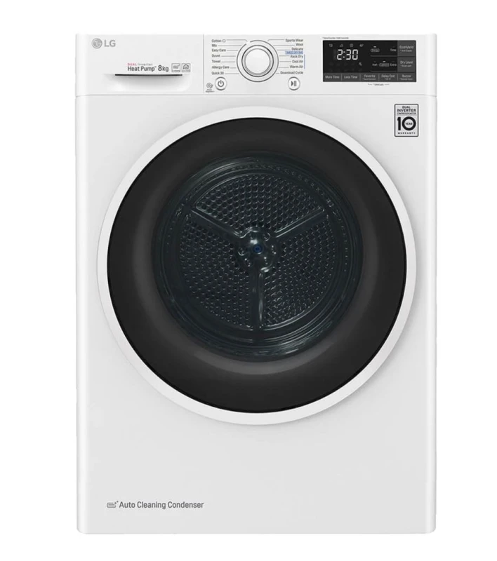 LG RC80U2AV4Q 8kg Στεγνωτήριο Ρούχων