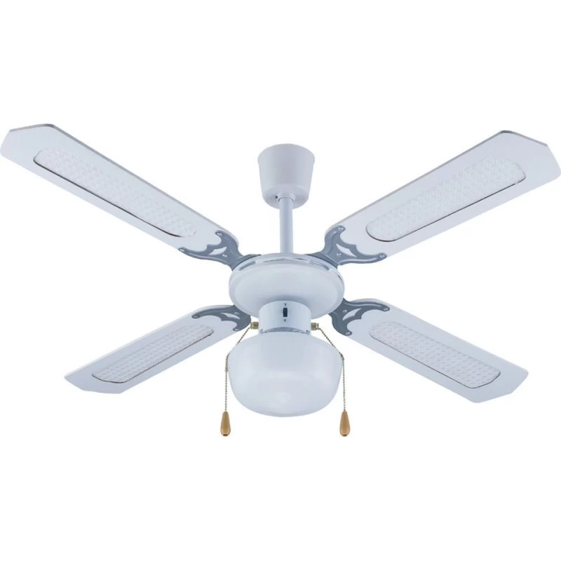 Primo PRCF-80277 42'' 105εκ 4 Φτερά 1 Φως Ανεμιστήρας Οροφής Λευκός (800277)