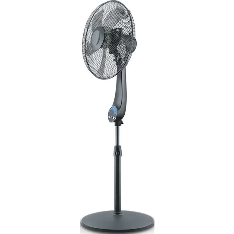 Primo 15855R 16'' 40εκ Μαύρος Με R/C Ανεμιστήρας Ορθοστάτης (800296)
