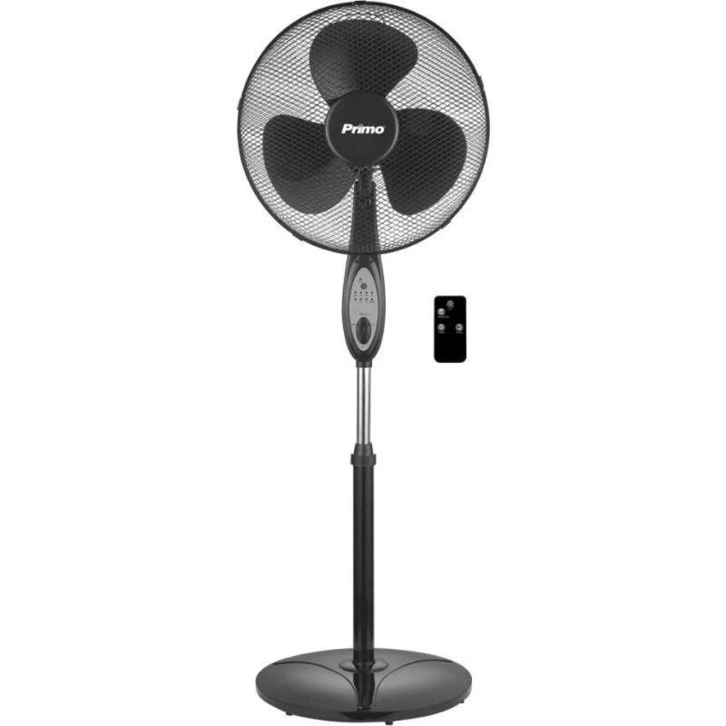 Primo PRSF-80297 Μαύρος Mε R/C Ανεμιστήρας Ορθοστάτης (800297)